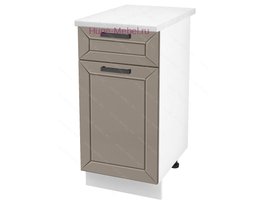 Нижний кухонный шкаф с ящиком  400 Альфа (латте)