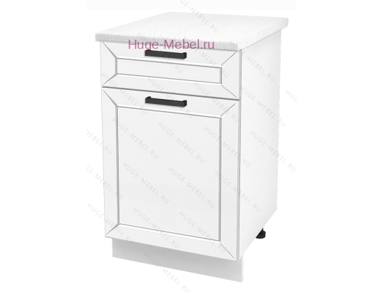 Нижний кухонный шкаф с ящиком  500 Альфа (белый)