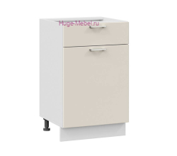 Нижний кухонный шкаф с ящиком  500 Катрин (крем)
