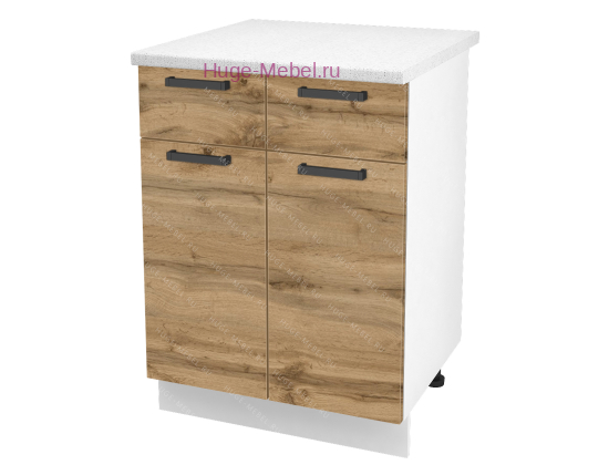 Нижний кухонный шкаф с ящиком  600 Пасаденна (дуб вотан)