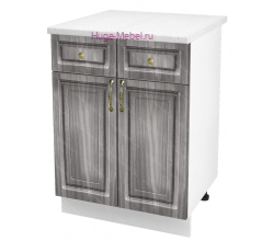 Нижний кухонный шкаф с ящиком  600 Юлия (сандал серый)