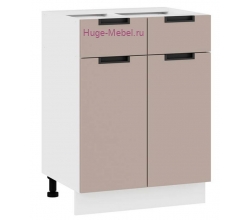 Нижний кухонный шкаф с ящиком 600 Сахара (латте)