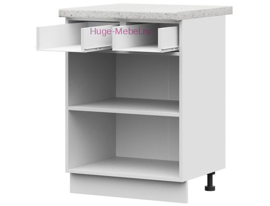 Корпус кухонного шкафа нижнего с 1 ящиком 600 ПВ (белый)