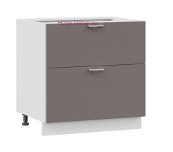 Нижний шкаф кухонный с двумя ящиками 800 Катрин (муссон)