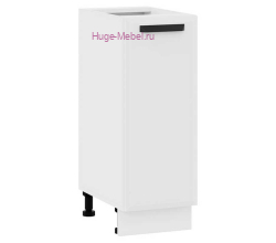 Шкаф кухонный нижний 300 Призма (белый супермат)