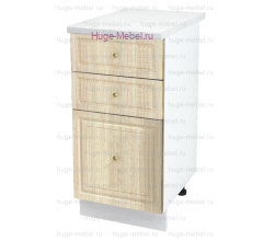 Кухонный шкаф нижний с тремя ящиками 400 Юлия (дуб сонома)