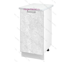Шкаф кухонный нижний 450 Бетон (бетон белый)