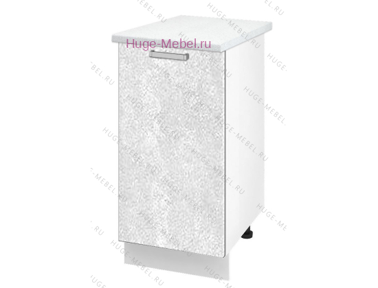 Шкаф кухонный нижний 450 Бетон (бетон белый)
