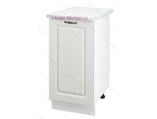 Шкаф кухонный нижний 400 Мария (белый)