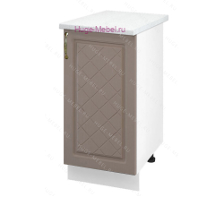 Шкаф кухонный нижний 400 Модена (дуб кофе)