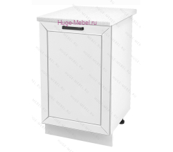 Шкаф кухонный нижний 600 Альфа Ф105 (Белый)