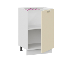 Шкаф кухонный нижний 500 Катрин (крем)