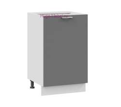 Шкаф кухонный нижний 600 Катрин Ф105 (софт графит)
