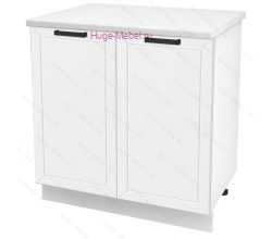 Шкаф кухонный нижний 800 Альфа (белый)