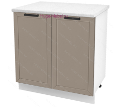 Шкаф кухонный нижний 800 Альфа (латте)