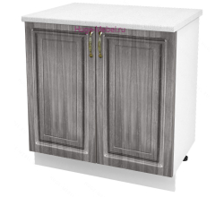 Шкаф кухонный нижний 800 Юлия (сандал серый)