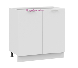 Шкаф кухонный нижний 800 Катрин (софт вайт)