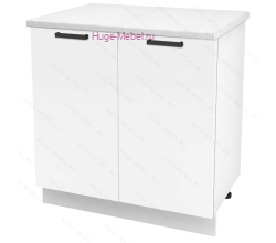 Шкаф кухонный нижний 800 Пасаденна (белый бриллиант)