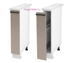 Нижний кухонный шкаф бутылочница 200 Альфа (латте)