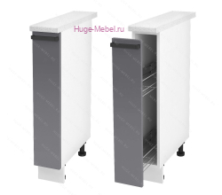 Нижний кухонный шкаф бутылочница 200 Альфа (вулкан)