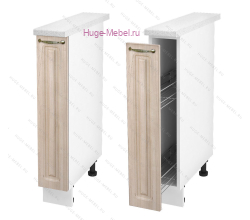 Нижний кухонный шкаф бутылочница 200 Юлия (дуб сонома)