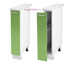 Нижний кухонный шкаф бутылочница 200 Ксения (олива)