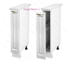 Нижний кухонный шкаф бутылочница 150 Мария (белый)