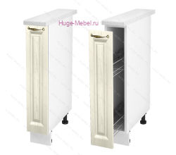 Нижний кухонный шкаф бутылочница 200 Мария (крем)