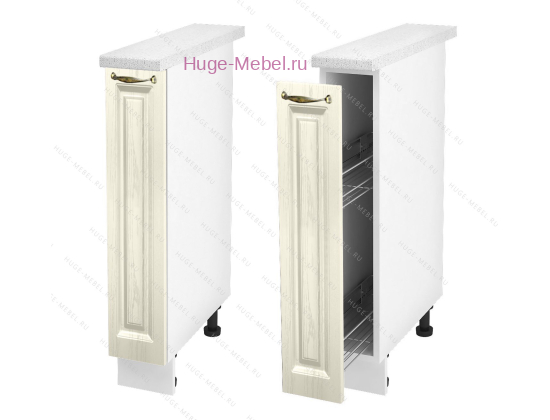 Нижний кухонный шкаф бутылочница 200 Мария (крем)