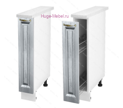 Нижний кухонный шкаф бутылочница 200 Мария (сталь)