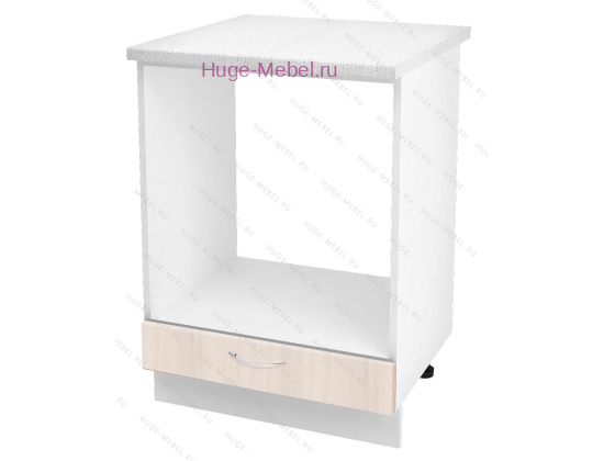 Шкаф кухонный под духовку напольный 600 Дина (шимо светлый)
