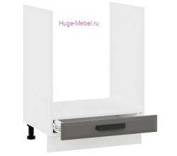 Шкаф кухонный под духовку напольный 450 Призма (асфальт супермат)