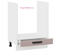 Шкаф кухонный под духовку напольный 450 Призма (мокко супермат)