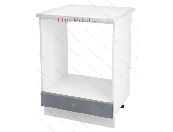 Шкаф кухонный под духовку напольный 600 Модена (дуб серый)