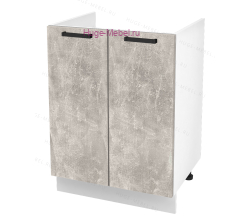 Кухонный шкаф под мойку 600 Пасаденна (ателье светлое)