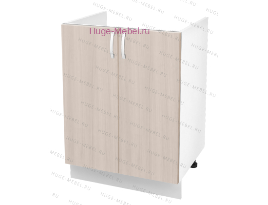 Кухонный шкаф под мойку 600 Дина (шимо светлый)