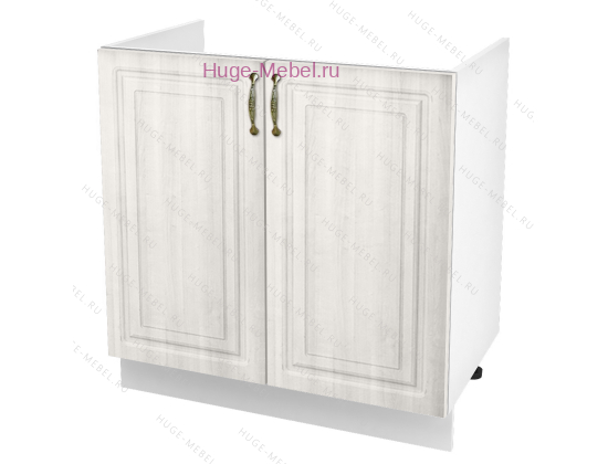 Кухонный шкаф под мойку 800 Юлия (сандал белый)