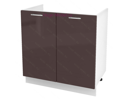 Кухонный шкаф под мойку 800 Ксения (шоколад)