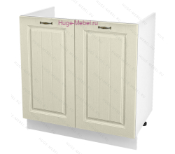 Кухонный шкаф под мойку 800 Мария (крем)