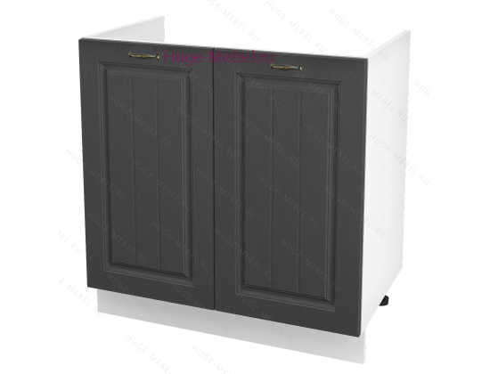 Кухонный шкаф под мойку 800 Мария (графит)