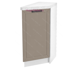 Шкаф кухонный нижний торцевой 300 Альфа (латте)