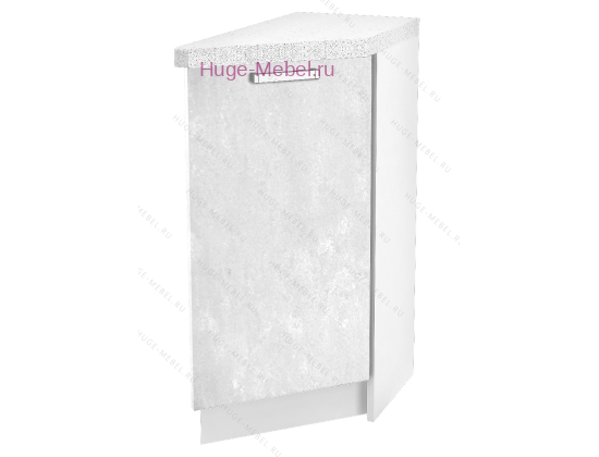 Шкаф кухонный нижний торцевой 300 Бетон (бетон белый)