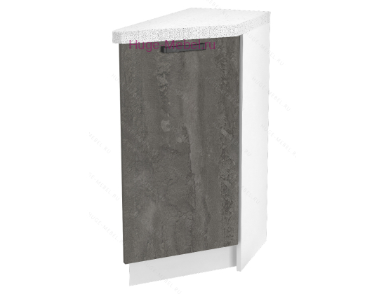 Шкаф кухонный нижний торцевой 300 Пасаденна (железный камень)