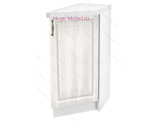 Шкаф кухонный нижний торцевой 300 Юлия (сандал белый)