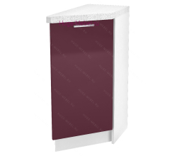Шкаф кухонный нижний торцевой 300 Ксения (бордо)