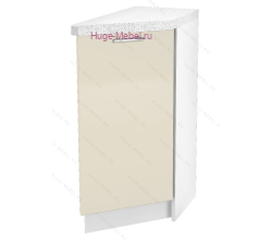 Шкаф кухонный нижний торцевой 300 Ксения (ваниль)