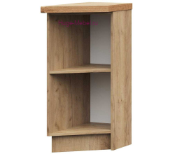 Корпус нижнего торцевого кухонного шкафа 300 (дуб крафт)