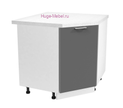 Шкаф кухонный угловой нижний 850 Катрин (софт графит)