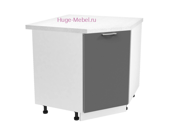 Шкаф кухонный угловой нижний 850 Катрин (софт графит)