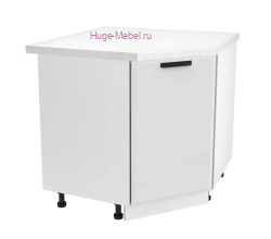 Шкаф кухонный угловой нижний 850 Призма (белый супермат)